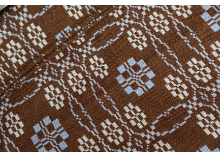 Cinnamon & Flax Blue Peony Baby Blanket BBN01